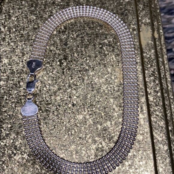 Argento Vivo Sterling Silver Mesh Bracelet - Picture 9 of 16